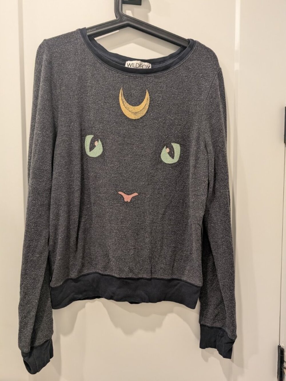 Wildfox Luna Cat Pullover Size Small